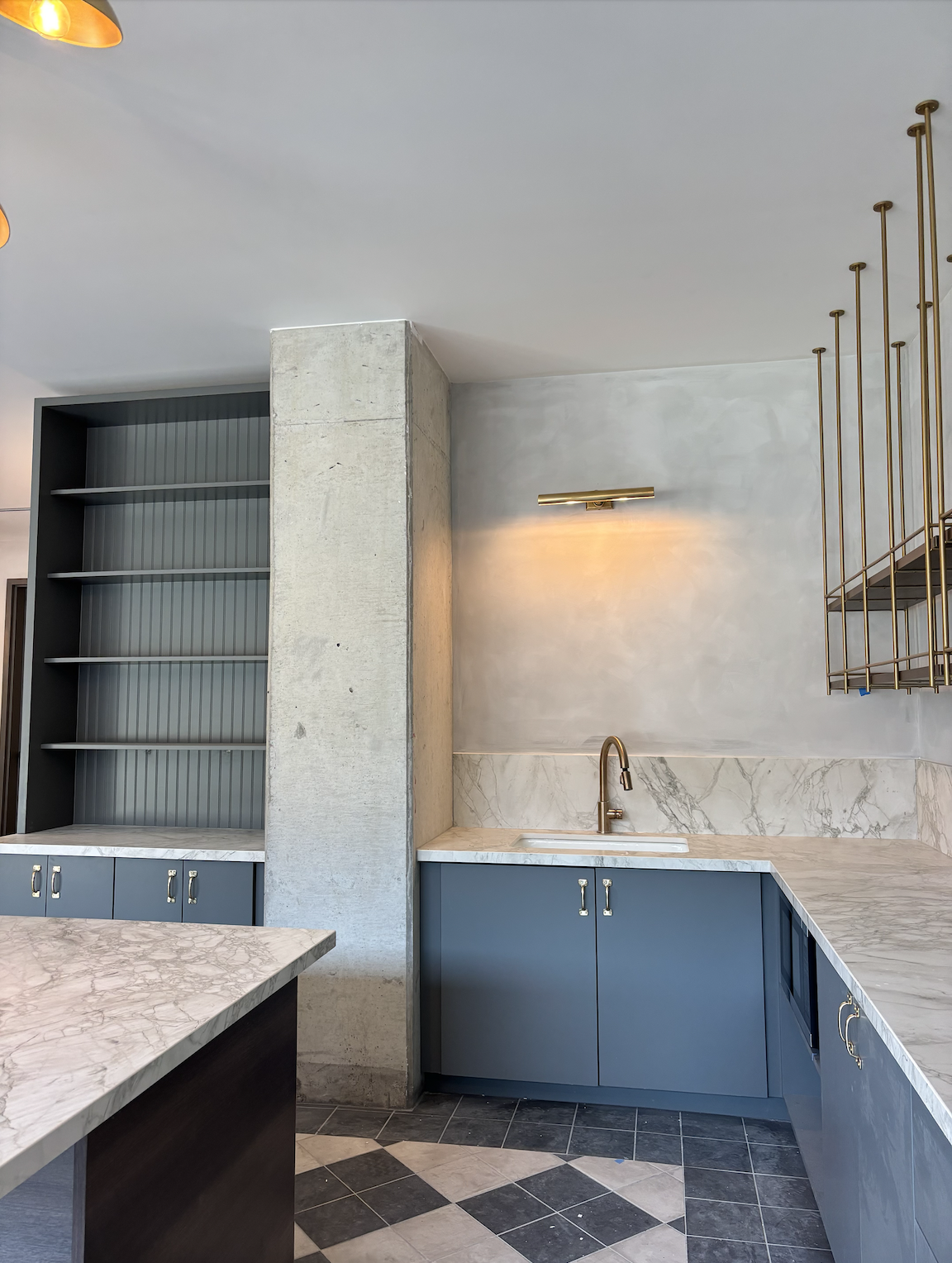 Kitchen in Rambler Columbus clubroom, just off the pool deck. 